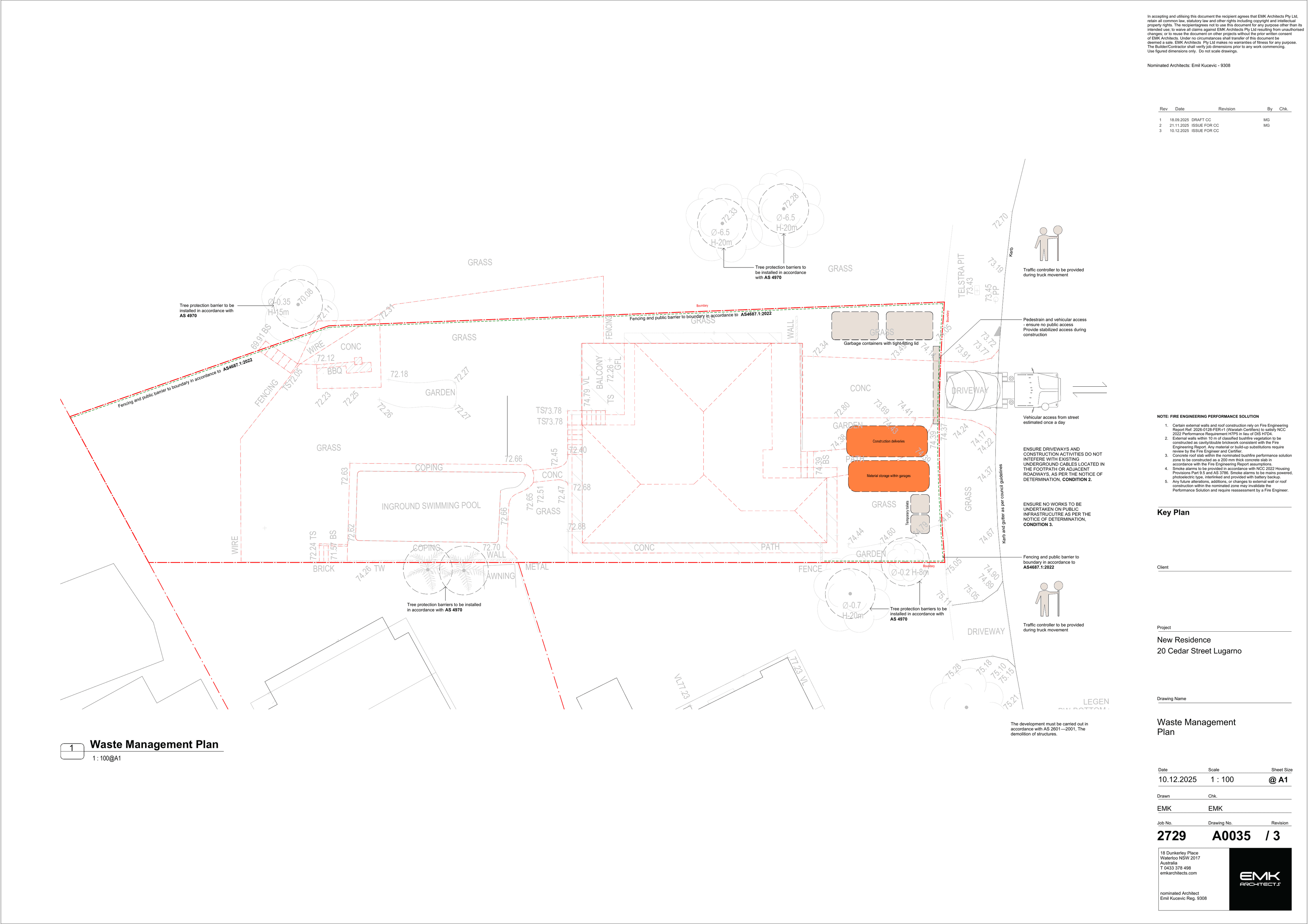 A plan extract attached to an EstiFlow subcontractor pack